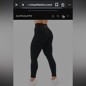 Alphalete Amplify leggings in black